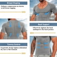 thumbnail image 3 of ANYFIT WEAR Men's Compression Shirt Shapewear Tank Top Workout Vest Abs Abdomen Slimming Body Shaper Undershirt, 3 of 6
