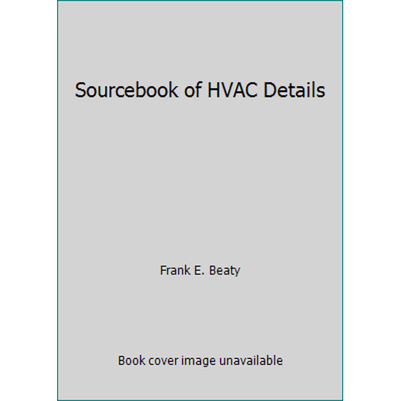 Pre-Owned Sourcebook of HVAC Details (Hardcover) 0070041938 9780070041936