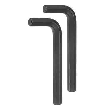 Uxcell 2pcs Hex Key Wrench 12mm L-Shape Hexagon Metric Wrenches Chrome Vanadium Steel Repairing Tool, Black