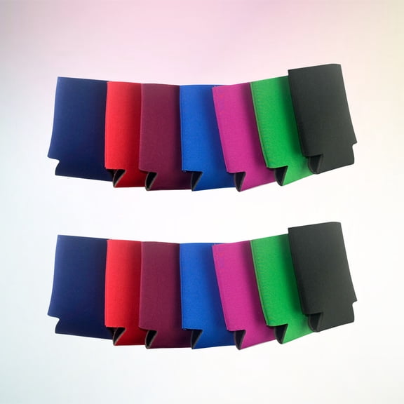 YOSADIER 20PCS Neoprene Bottle Holder Insulated Can Sleeve Keeps Drink Cooler Assorted Color