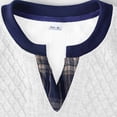 thumbnail image 4 of Generic Men's Casual V Neck Shirts Short Sleeve Splicing Tees Loose Fit Henley T-Shirt Texture Comfortable Pullover Tops, 4 of 7