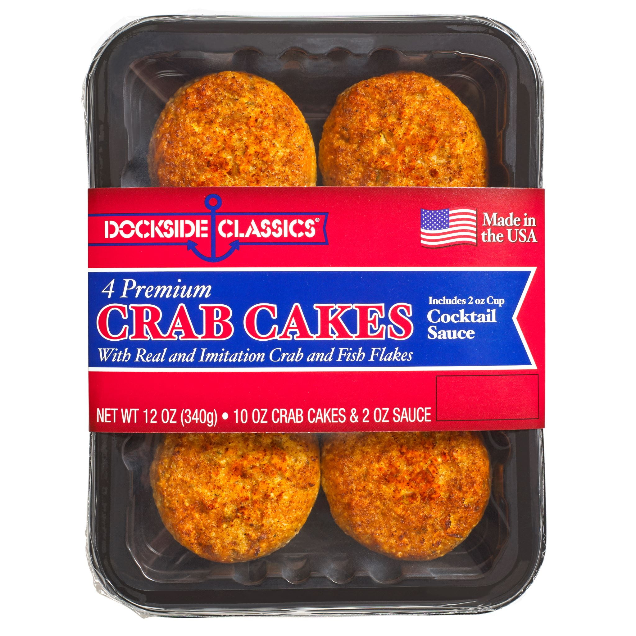 Dockside Classics Premium Crab Cakes, 12 oz