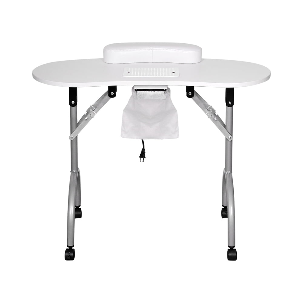 Nail Table, Collapsible Nail Desk, Portable Manicure Table, Folding