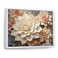 thumbnail image 2 of Designart "Gentle Beige Succulent III" Succulent Floater Framed Wall Art Prints, 2 of 5
