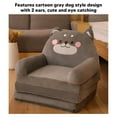 thumbnail image 3 of Cartoon Foldable Kids Sofa For Premium Character Sofa  Transformable Fold, Upholstered 2 In 1 Flip Open Couch  For Infant Toddler Baby, 3 of 8