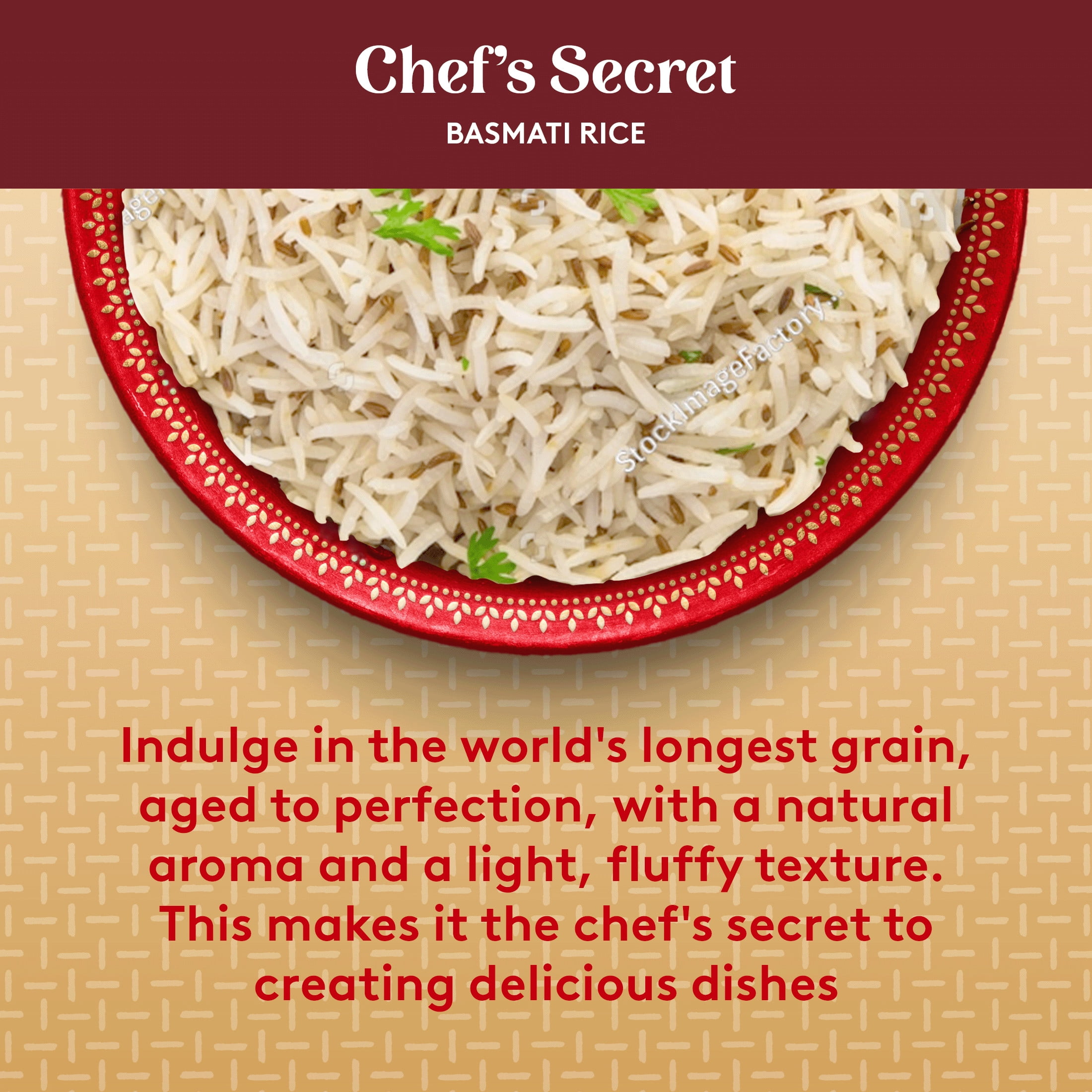 Royal Chef's Secret Extra Long Grain Basmati Rice, 10 Lb Bag