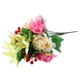thumbnail image 5 of Ramo De Flores Artificiales De Lirio Y Peonías, Flores Falsas De Simulación, Arreglo Floral Para El Hogar, Decoración Ritual De Boda Y Cumpleaños, 5 of 8