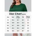 thumbnail image 5 of Gleelist Womens Plus Size Jumpsuit Loose Fit Summer Outfits Short Sleeved Shorts Romper For Women Stretchy Overalls with Pockets XL-5XL, 5 of 5