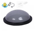 thumbnail image 2 of lacooooppia Balance Ball Balance Fitness Ball Adults Balance Training with Resistance Bands and Pump Ball for Workout Sports Gray, 2 of 8
