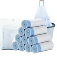 thumbnail image 1 of RXIRUCGD Tall Kitchen Drawstring Trash Bags 4 Gallon 150 Count Drawstring Small Trash Bags For Bathroom Kitchen Bedroom Office Easy To Separate, 1 of 9