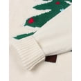 thumbnail image 4 of Sweaters for Women Ugly Christmas Sweater Crew Neck Long Sleeve Cute Funny Holiday Chrismas Tree Print Cable Knit Pullover Sweater Alsol Lamesa, 4 of 6