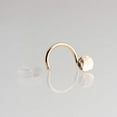 thumbnail image 6 of Screw Shaped Hammered 14K Gold Filled Nose Bones, Nostril Corkscrew Piercing 3mm Right Side, 18 GA, 1 Count, 6 of 9