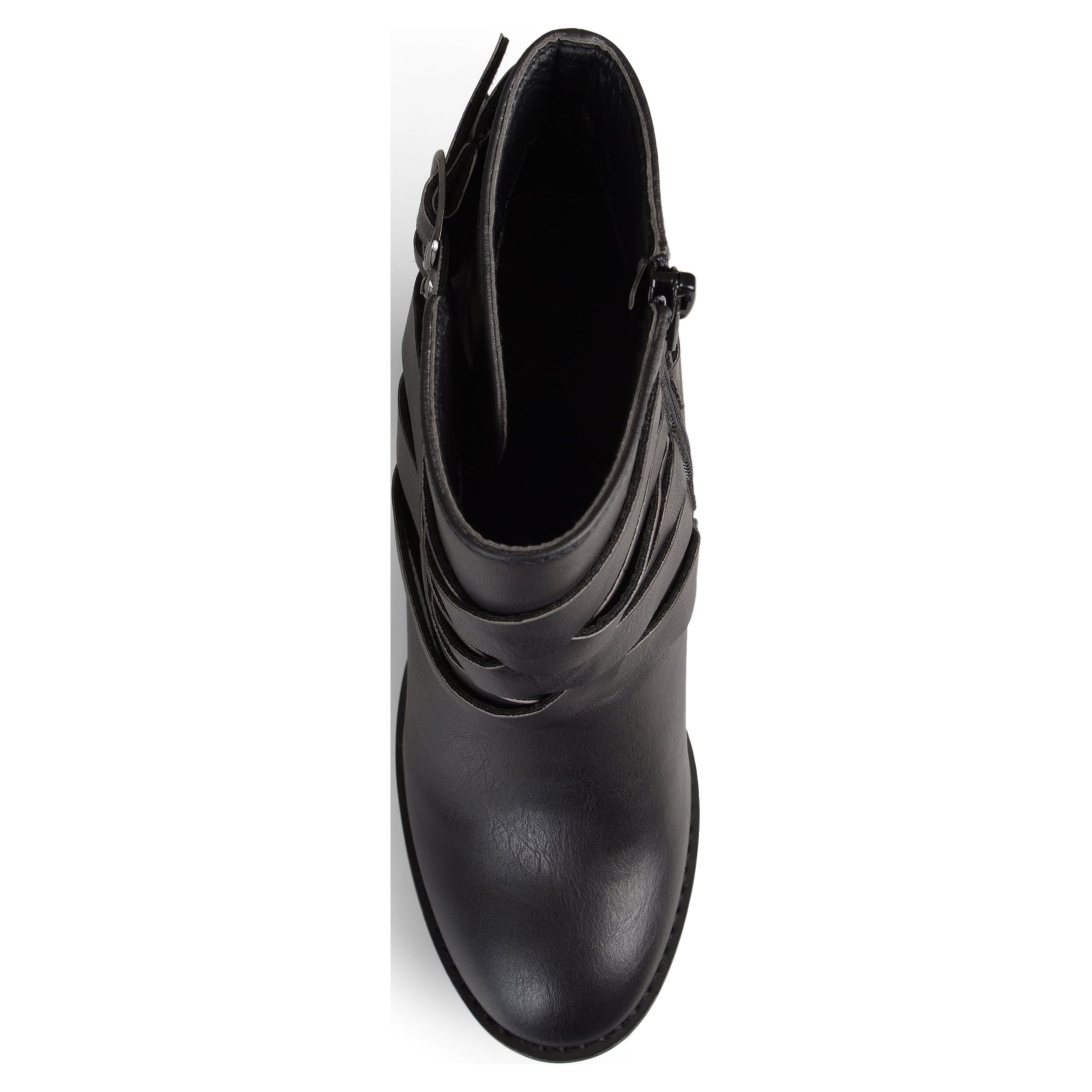 Women's Ankle Wide Width Multi Strap Boots