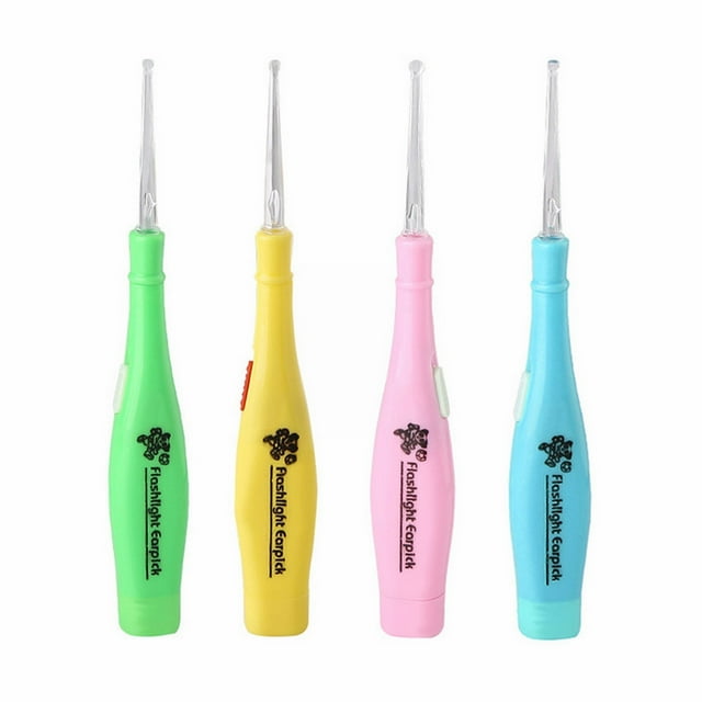Ear Wax Removal Tool with Led Light and Storage Case Led Ear Wax Scoop Ear Spoon Tweezers Ear Wax Removal Tool Kit
