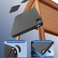 thumbnail image 5 of KVTVOU Case for iPad (A16) 11th Generation 11 Inch 2025, iPad 10th Generation 10.9 inch 2022 with Pencil Holder, Auto Wake-Sleep,Clear Acrylic Back Shell, Magnetic attraction increases,Black, 5 of 10