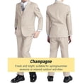 thumbnail image 4 of Lycody Boys’ Formal Suit 5 Piece Set, Toddler Tuxedos for Wedding, Suits for Teens Boy Dress School Clothes, 4 of 6