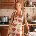 thumbnail image 3 of 1Pc Parent Adult the Family Kitchen Valentines Day Print Linen Family Aprons, 3 of 9