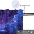 thumbnail image 5 of Wolf Kitchen Curtain Valances Forest Wild Animals Fantasy Starry Night View Rod Pocket Valances for Bedroom Living Room Dining Room 54 by 18 in, 1 Panel, 5 of 6