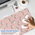 thumbnail image 4 of Long Mouse Pads for Desk,Pink Cartoon Unicorn Heart Star Pattern Desk Mats on Top Of Desks, Desk Mouse Pad Extra Large with 3mm Non-Slip Base and Stitched Edge for Gaming,Office,Work,Home 31.5"x11.8", 4 of 6