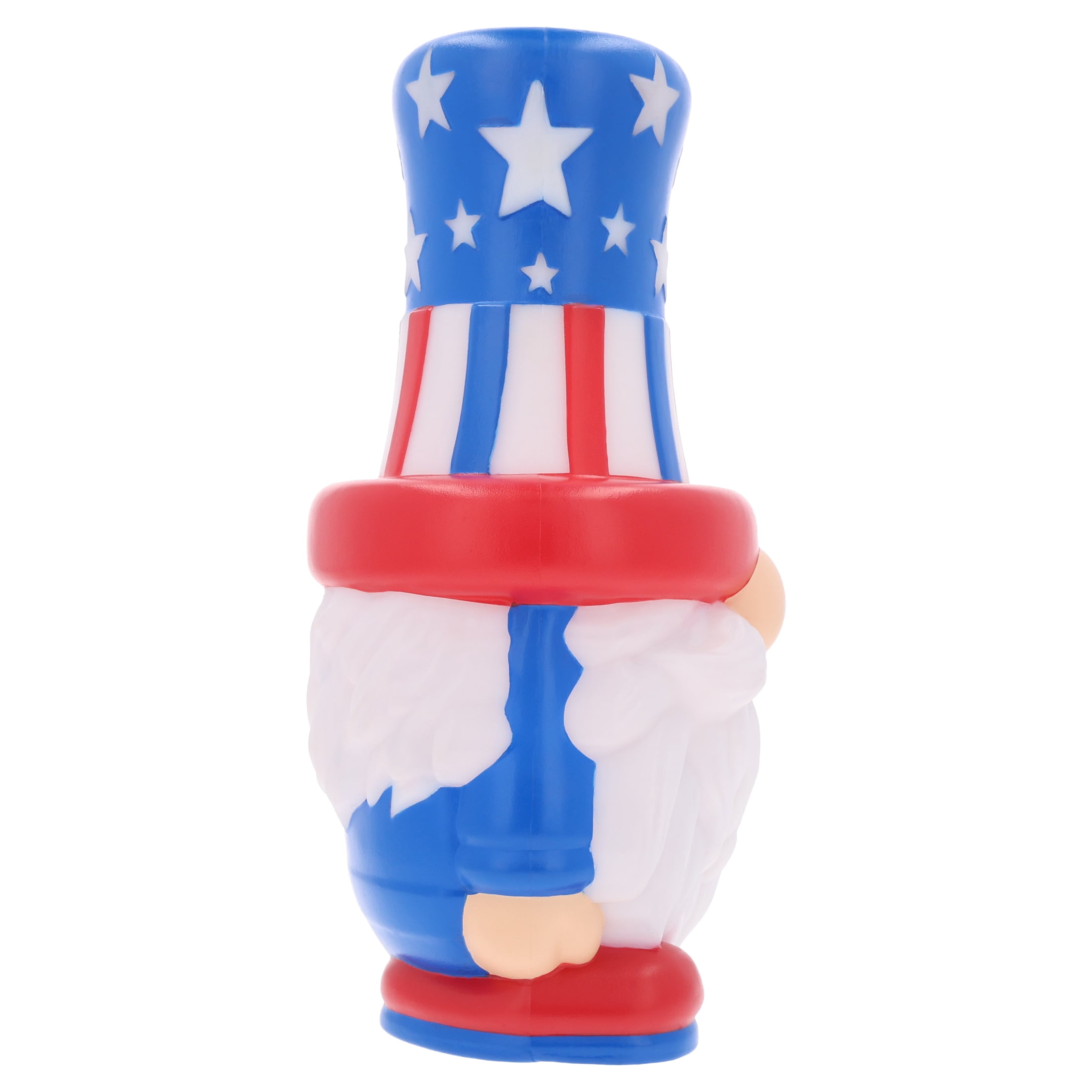 Lighted Blow Mold Gnome Decoration, Red/White/Blue, 14.25", Patriotic by Way To Celebrate