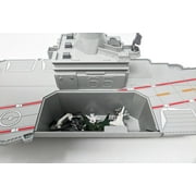 Toy Aircraft Carrier Submarine and Battleship Destroyer Combo with 8 Mini Fighter Jets