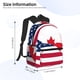 thumbnail image 2 of Easygdp USA Canada Flag Mochila Casual para Portátil, Mochila para Escuela, Viajes, Negocios, 2 of 6