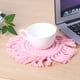 thumbnail image 3 of Posavasos Tejido A Mano Para Taza De Café, Posavasos De Ganchillo, Posavasos De Tela, Posavasos De Hilo De Lana Natural, Restaurantes Para El Hogar, Casas De Té Para Cafetería OTVIAP Forma redonda rosa, 3 of 8