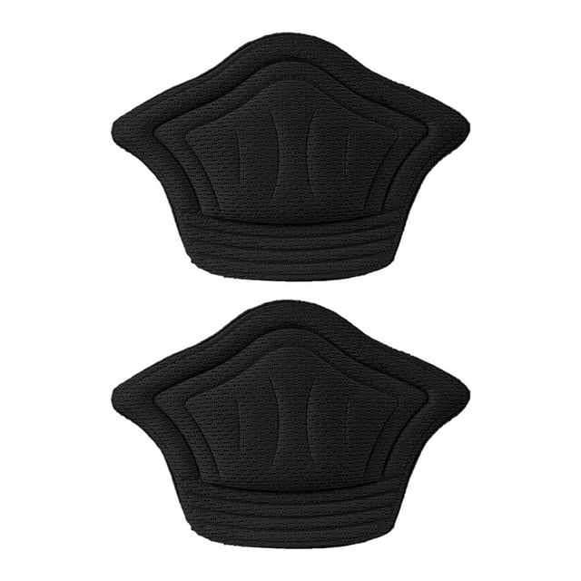 Yinanstore Coussinets de Talon Protecteurs de Talon Semelles de Protection pour Chaussures Inserts de Coussin de Talon Poignées de Talon Doublure pour Randonnée Escalade Noir Épaisseur 1cm