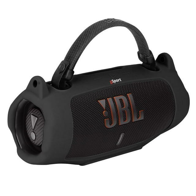 Parlante portátil JBL Charge 6 impermeable con funda de silicona