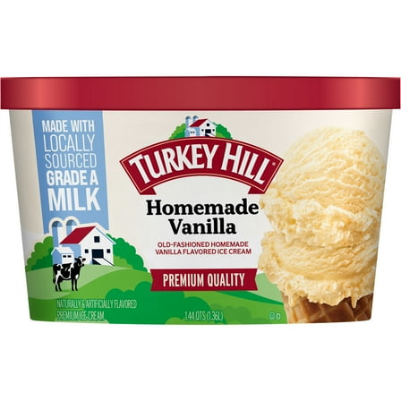 Turkey Hill Premium Home Made Vanilla Ice Cream 1.44 Qt