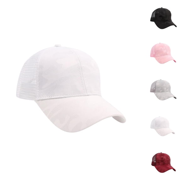 Cotton Baseball Cap for Men Casual Adjustable Dad Hat Solid Color Outdoor Sports Running Hiking Golf Fishing Summer Sun Hat UV Protection Breathable Lightweight Camping Travel Baseball Hat