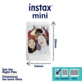 thumbnail image 2 of Paquete de película Fujifilm Instax Mini blanca de 10 hojas, 2 of 2
