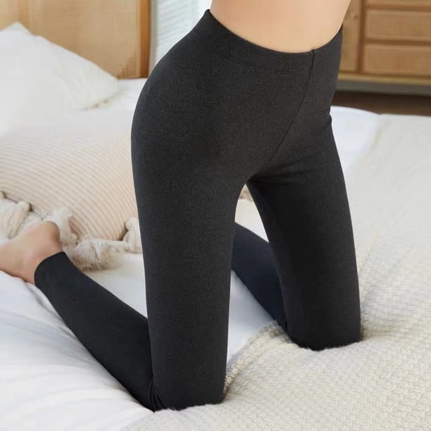 Pantalones cálidos, leggings ajustados para mujer, ropa de otoño e invierno, pantalones largos de culturismo sin costuras con forro polar y calefacción de terciopelo