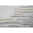 thumbnail image 5 of Bashian R129-SIL-8X10-HG385 7 ft. 9 in. x 9 ft. 9 in. Greenwich Contemporary Wool & Viscose Hand Tufted Area Rug, Silver, 5 of 11