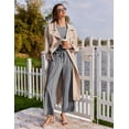 thumbnail image 5 of Ekouaer Lounge Sets for Women Short Sleeve Pullover Tops and Long Pants Soft Pajamas Set 2 Piece Outfits, 5 of 6