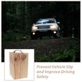thumbnail image 2 of Wheel Chock Motorcycle Wheel Chock Tire Chock Wood Wedge Trailer Chock Rv Stabilizer Block, 2 of 5