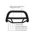 thumbnail image 3 of Black Horse Max Bull Bar No skid plate Black Compatible with 2011-2013 Dodge Durango|2011-2021 Jeep Grand Cherokee (Excl. Limited X, High Altitude, Summit, SRT, SRT8, Trackhawk&Trailhawk)-MBB-JEB9206, 3 of 3