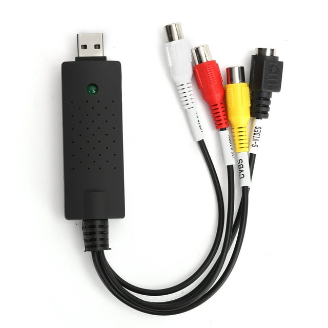 Tarjeta De Colección De Vídeo USB, USB 2.0 Portátil Negro Para XP/Vista/7/8/10/ Converter