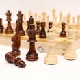 thumbnail image 4 of figatia Wooden Chess Set Classic Board Game Folding Chess Board Game Set Toy 29x29cm, 4 of 9