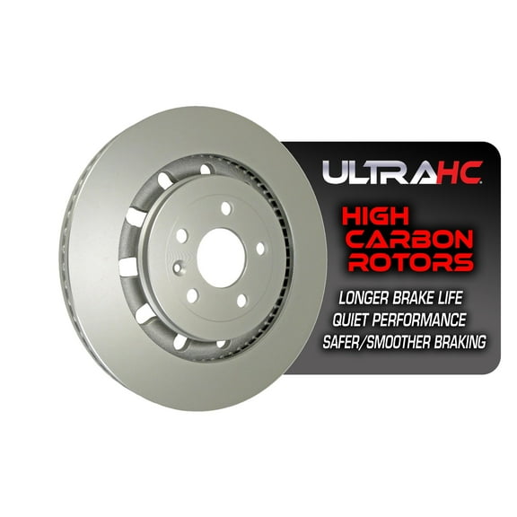 UltraHC Coated High Carbon Brake Rotor, Front UR003723, Ford Explorer 2019-2013