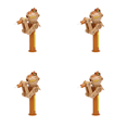 thumbnail image 1 of 4uds. Dinosaurio Eat Lollipop Robot Holder Catnip Ball Estuche de almacenamiento Juguetes para mascotas (Amarillo), 1 of 2