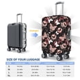 thumbnail image 6 of Haiem Butterflies1 Luggage Cover Printed Suitcase Covers for Luggage Elastic Washable Suitcase Protector Fits 18-32 Inch Luggage-Small, 6 of 9
