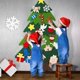 thumbnail image 2 of Felt Christmas Tree Kids DIY Xmas Santa Claus Tree Gift Merry Christmas Decor 2024 Noel Tree Happy New Year 2023 Natal Tree, 2 of 4