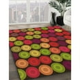 thumbnail image 2 of Ahgly Company Indoor Square Patterned Chilli Pepper Red Area Rugs, 7' Square, 2 of 6