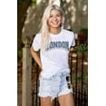thumbnail image 4 of Athletic Varsity London England Plus Size Crewneck Graphic Tee Shirt Brisco Brands 4X, 4 of 6