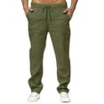 thumbnail image 1 of WEAIXIMIUNG Insulated Overalls for Men Camo Male Casual Solid Full Length Pants Pocket Drawstring Pant Trouser, 1 of 7