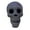 Black, variant on Aihimol Halloween Firepit Skull Fire Logs Human Skull Ceramic Fireproof Fire Pit Skull Log for Bonfire, Campfire, Fireplace, Firepit | Halloween Decor | for Gas, Propane, or Wood Fires