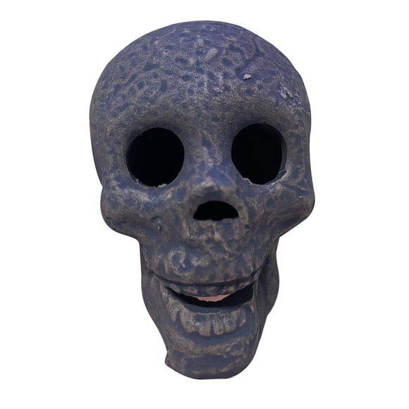EGNMCR Room Decor, Home Decor Reusable Halloween Firepit Skull Fire Logs,Human Skull Ceramic,Fireproof Skull Fire Pile Up Halloween Decor For Party, BBQ, Bonfire, Campfires, Fireplaces Burn the skull