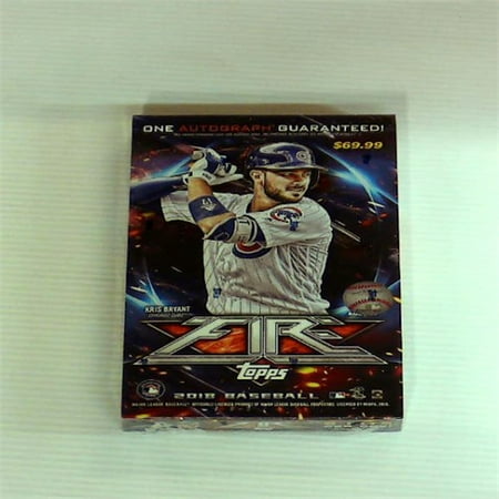 - 2018 Topps Fire Baseball Box w/ 1 Auto Per Box