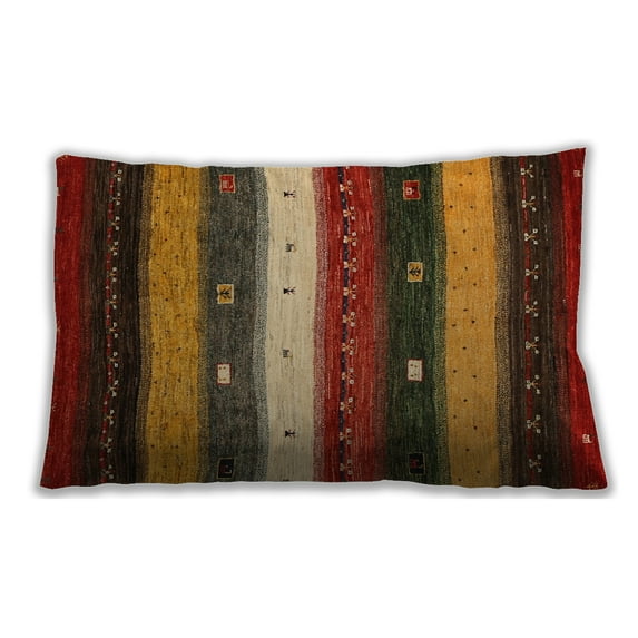 Ahgly Company Indoor Rectangular Contemporary Lumbar Throw Pillow, 13 inch by 19 inch